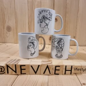 Plain white printed mug