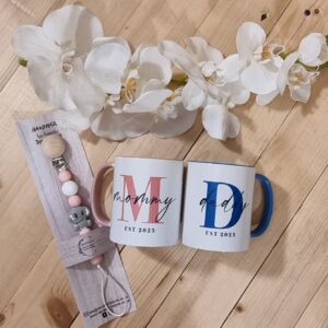 Mom & dad mug set