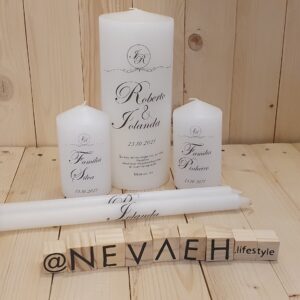 Candles - printed one colour only