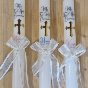 First Holy Communion candle