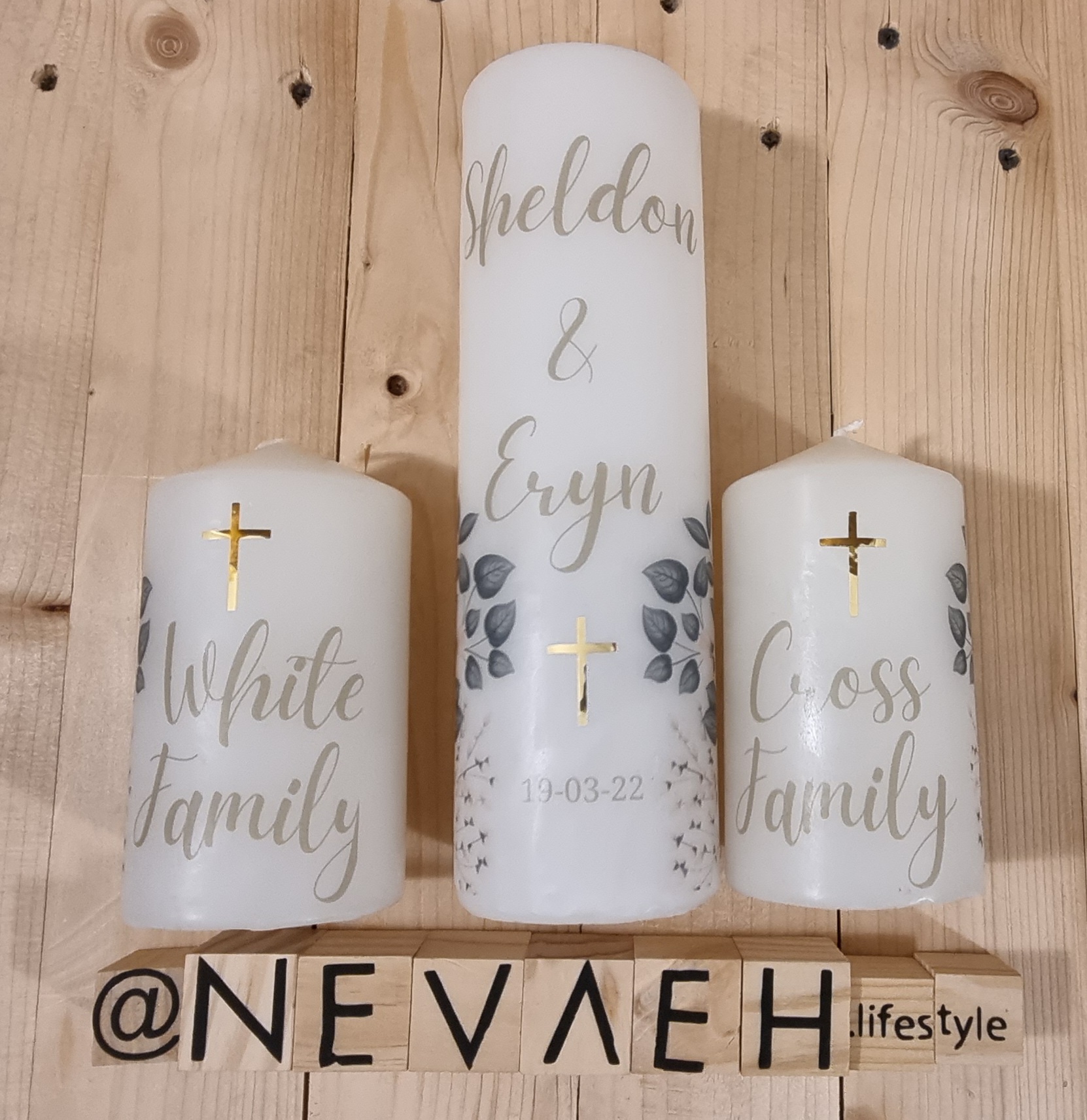 Wedding Unity candle set