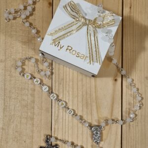 Personalised Rosary (with wooden box)